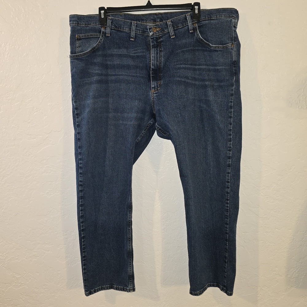 Wrangler Jeans 1096FX 5 Star Premium VSD Men's Size 46x30 Straight Leg Blue